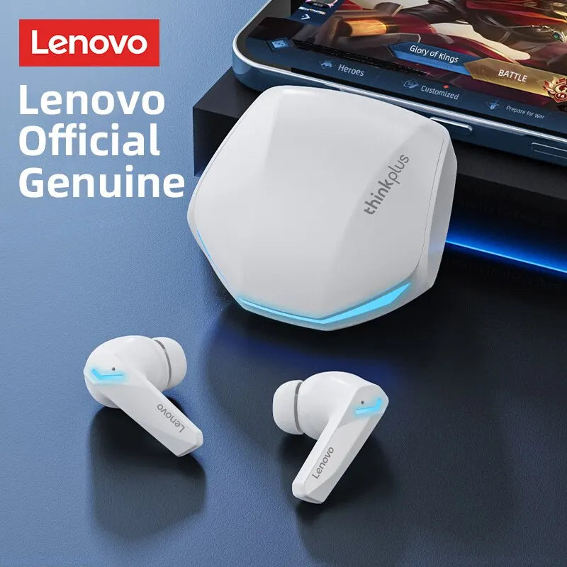 Lenovo-GM2 Pro Sem Fio In-Ear Bluetooth 5.3 Fones De Ouvido, Auriculares Esportivos, Jogos, Baixa Latência, Modo Duplo, Auscultadores De Música, Novo