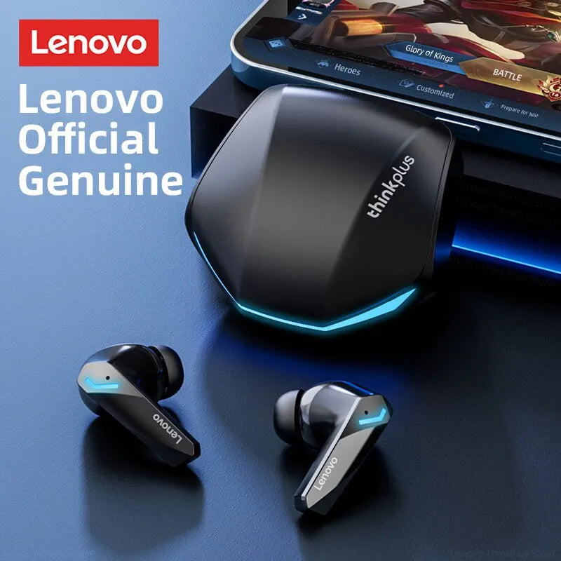 Lenovo-GM2 Pro Sem Fio In-Ear Bluetooth 5.3 Fones De Ouvido, Auriculares Esportivos, Jogos, Baixa Latência, Modo Duplo, Auscultadores De Música, Novo