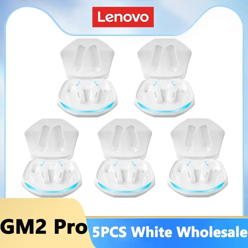 Lenovo-GM2 Pro Sem Fio In-Ear Bluetooth 5.3 Fones De Ouvido, Auriculares Esportivos, Jogos, Baixa Latência, Modo Duplo, Auscultadores De Música, Novo